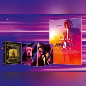 John Wick: Chapter 3 - Parabellum (4K Ultra HD / BLU-RAY) Limited Steelbook NEW!